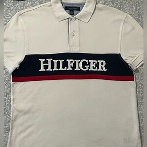 White collar Tommy Hilfiger mens shirt
